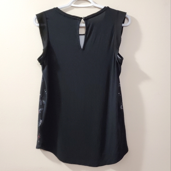 RW & Co - Bejeweled Animal and Insect Print Blouse - Picture 4 of 7